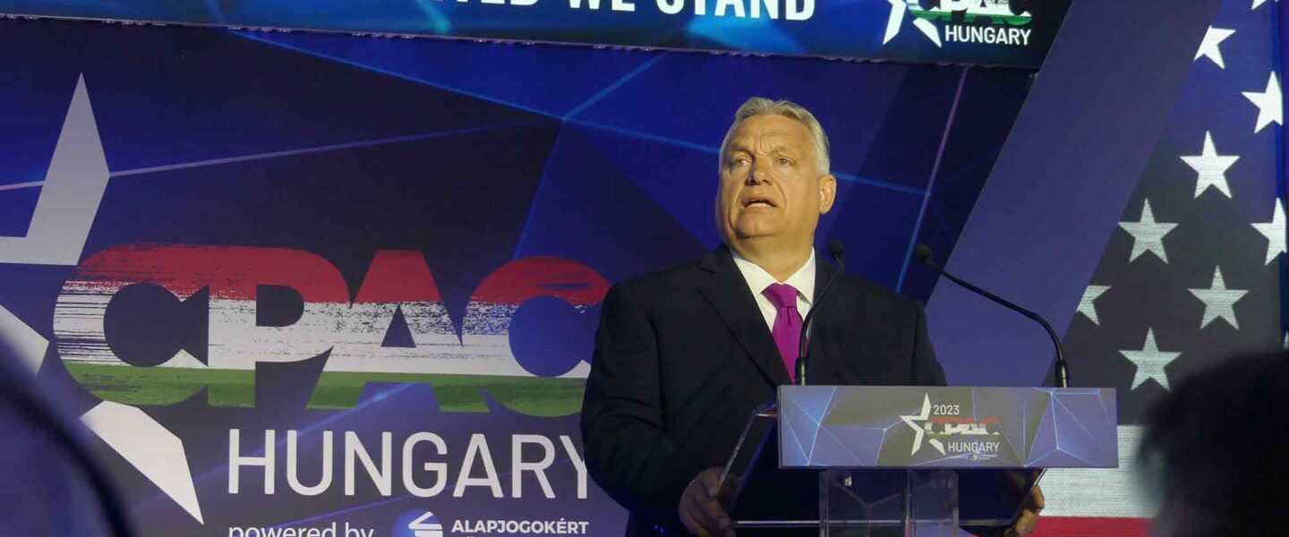 Prime Minister of Hungary, Viktor Orbán, speaks, CPAC Hungary