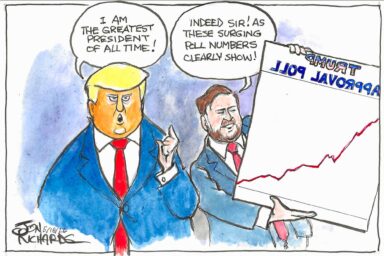 Donald Trump, poll numbers, dropping