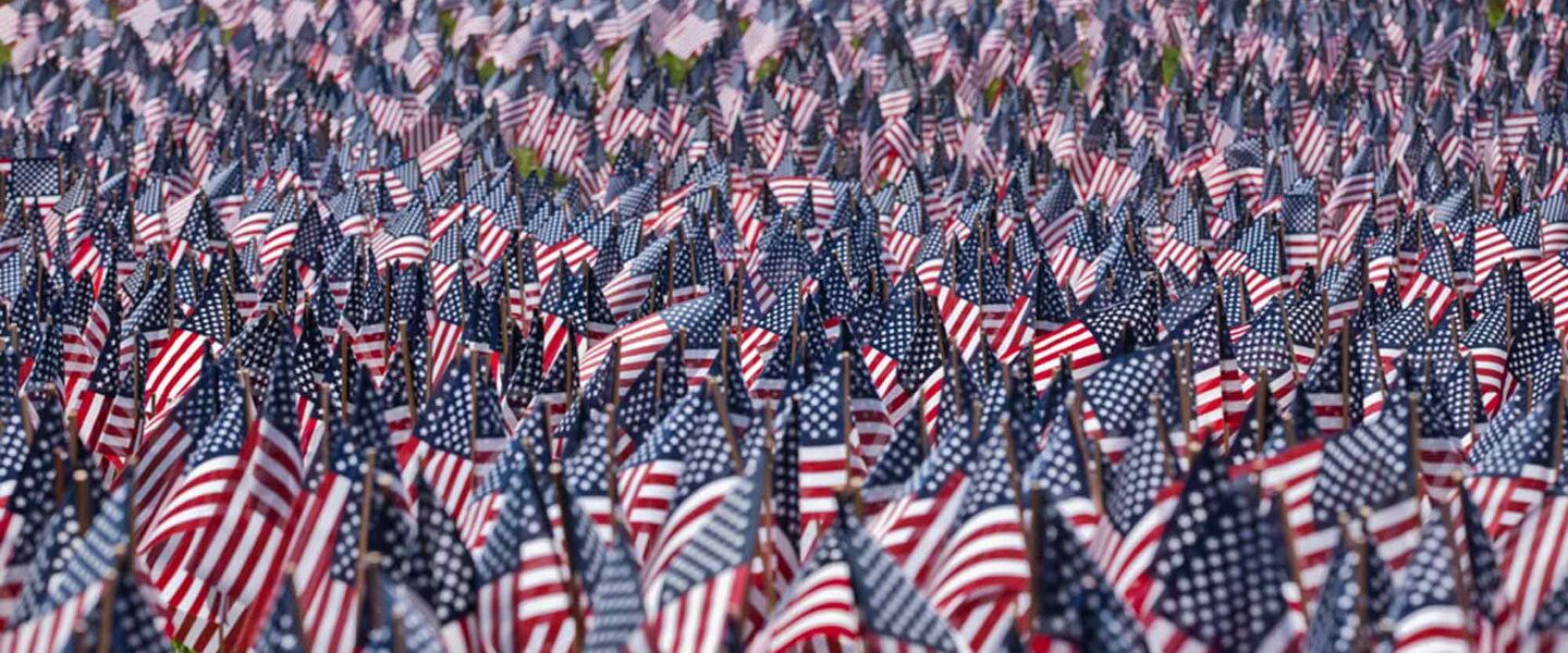 33,000 American Flags, Boston Common