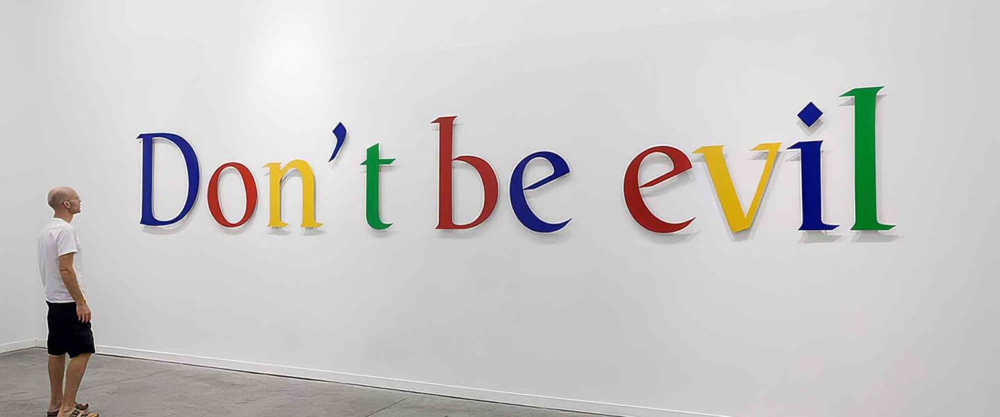 Google, Don’t be evil