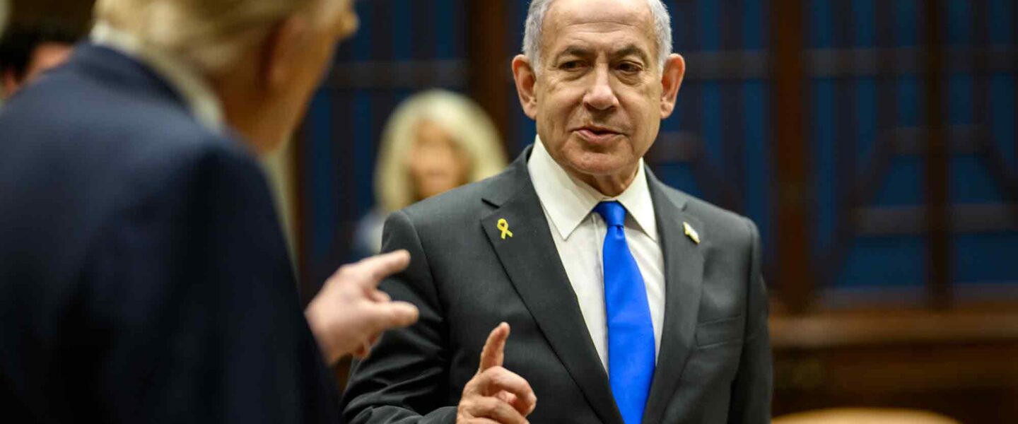 Donald Trump, Benjamin Netanyahu, Roosevelt Room