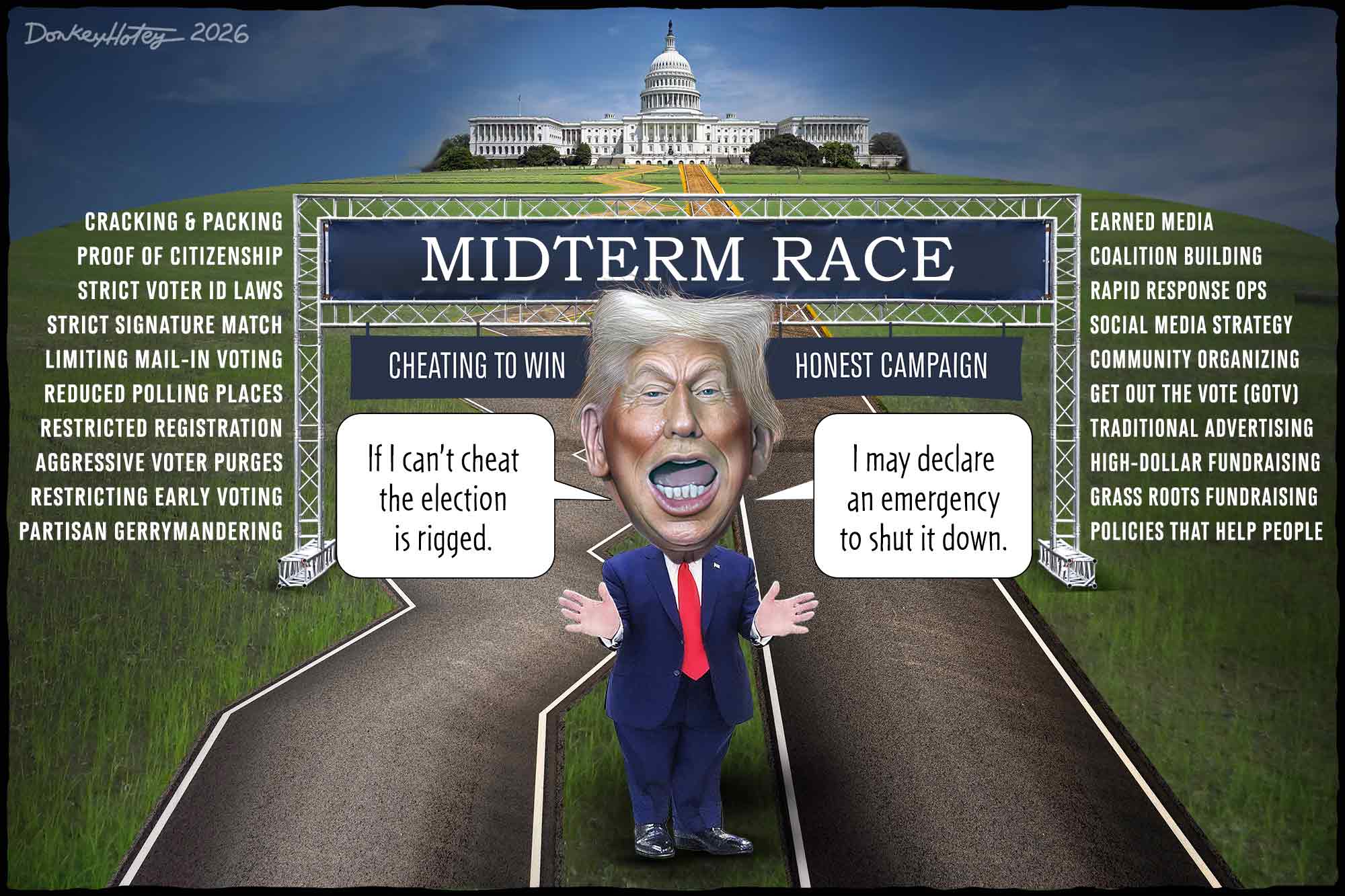 Donald Trump, Republicans, GOP, Cheaters gonna cheat, midterm elections