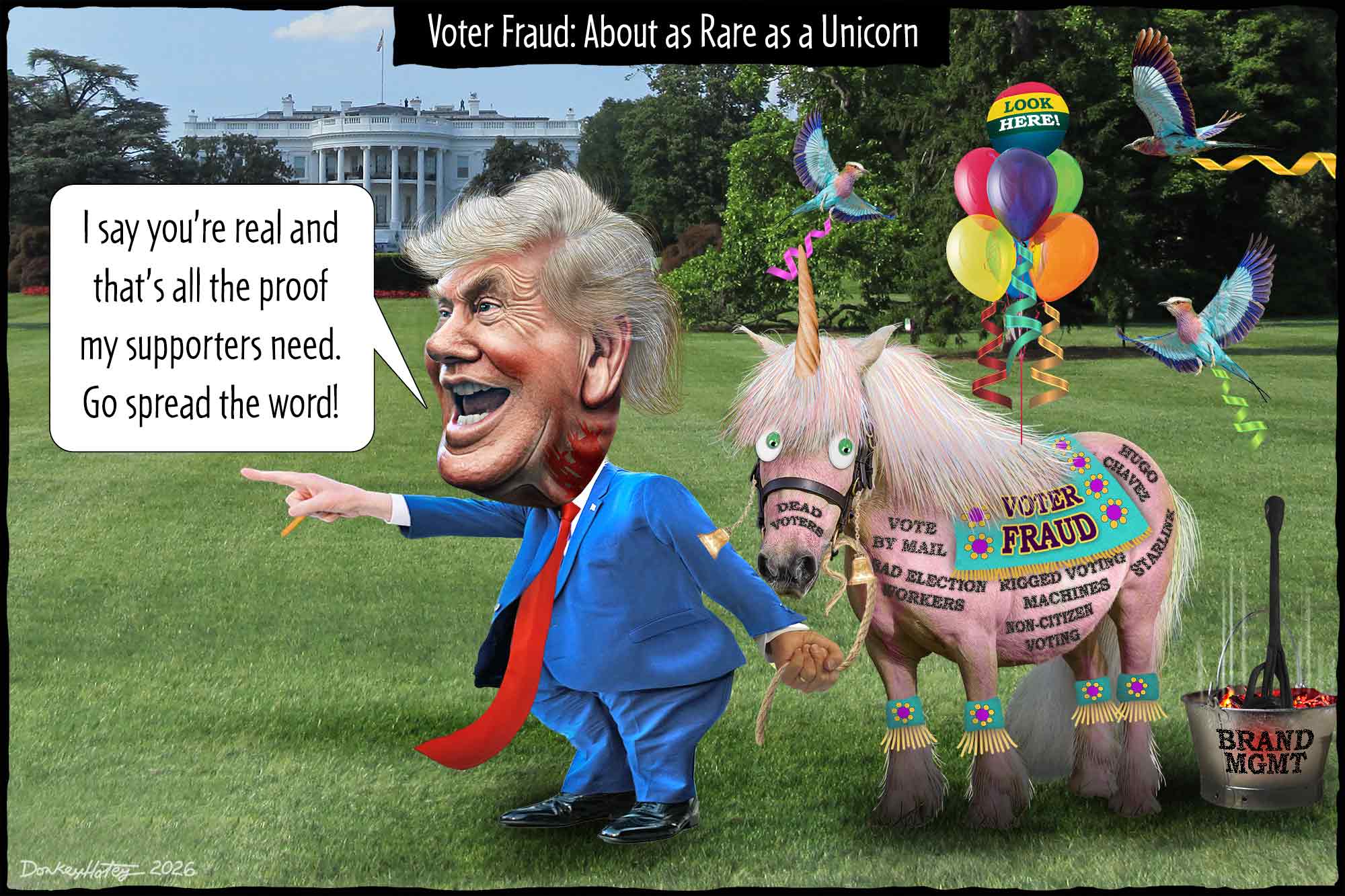 Donald Trump, Voter fraud, false claim, voter suppression