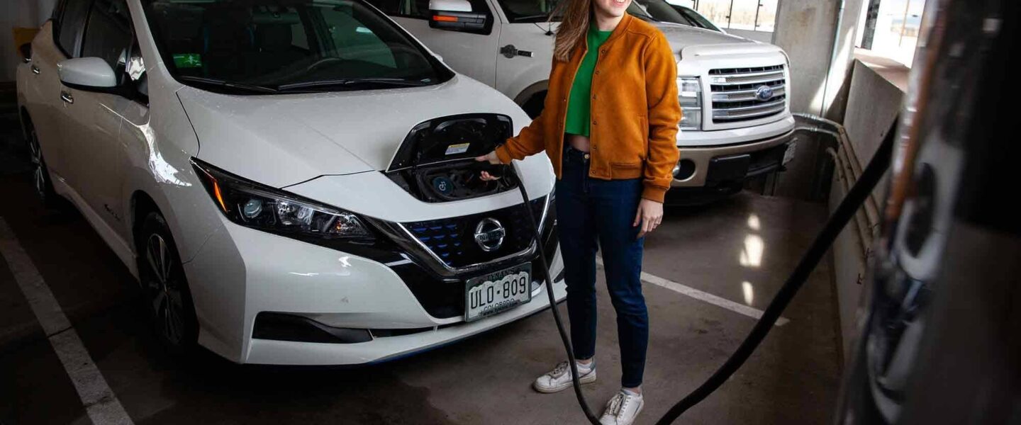 Electric vehicle charging, Fort Collins, CO