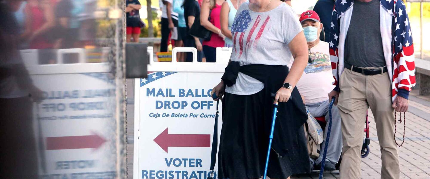 Early voters, Clearwater, FL, 2020