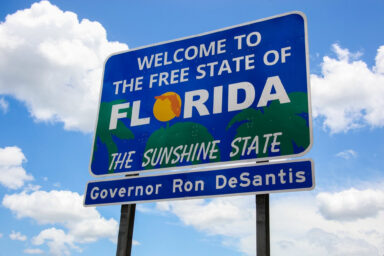 Florida, welcome sign, 2024