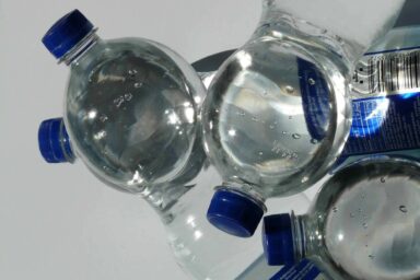 Dangerous Drinking: Is Bottled Water Really Safer Than Tap Water? Four, plastic, water bottles