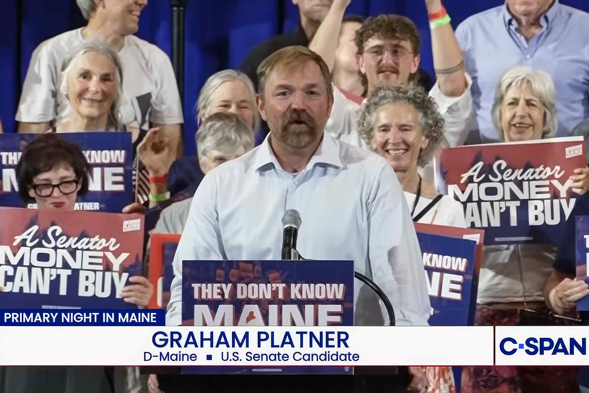 Graham Platner, victory, Maine, primary election