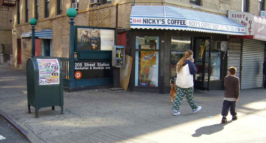 Last stop, D Train, New York, NY, 2007.
