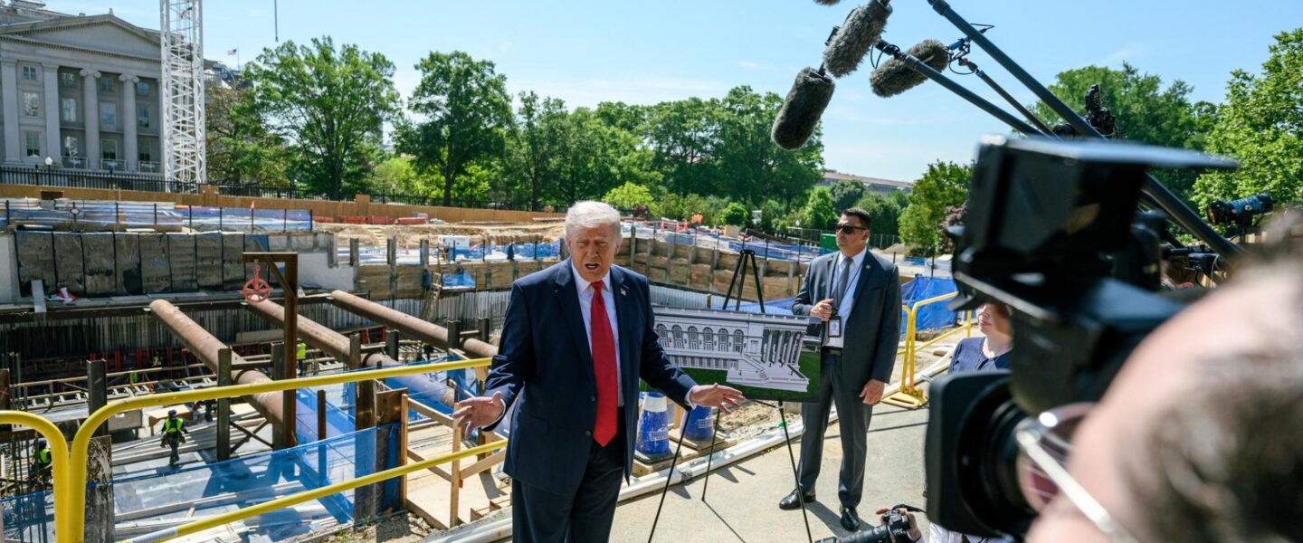 President, Donald Trump, East Wing, Ballroom