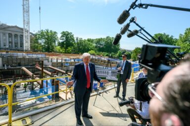 President, Donald Trump, East Wing, Ballroom