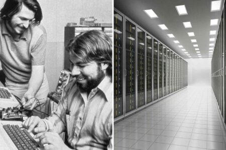 Steve Jobs, Steve Wozniak, Mountain View, CA, 1976