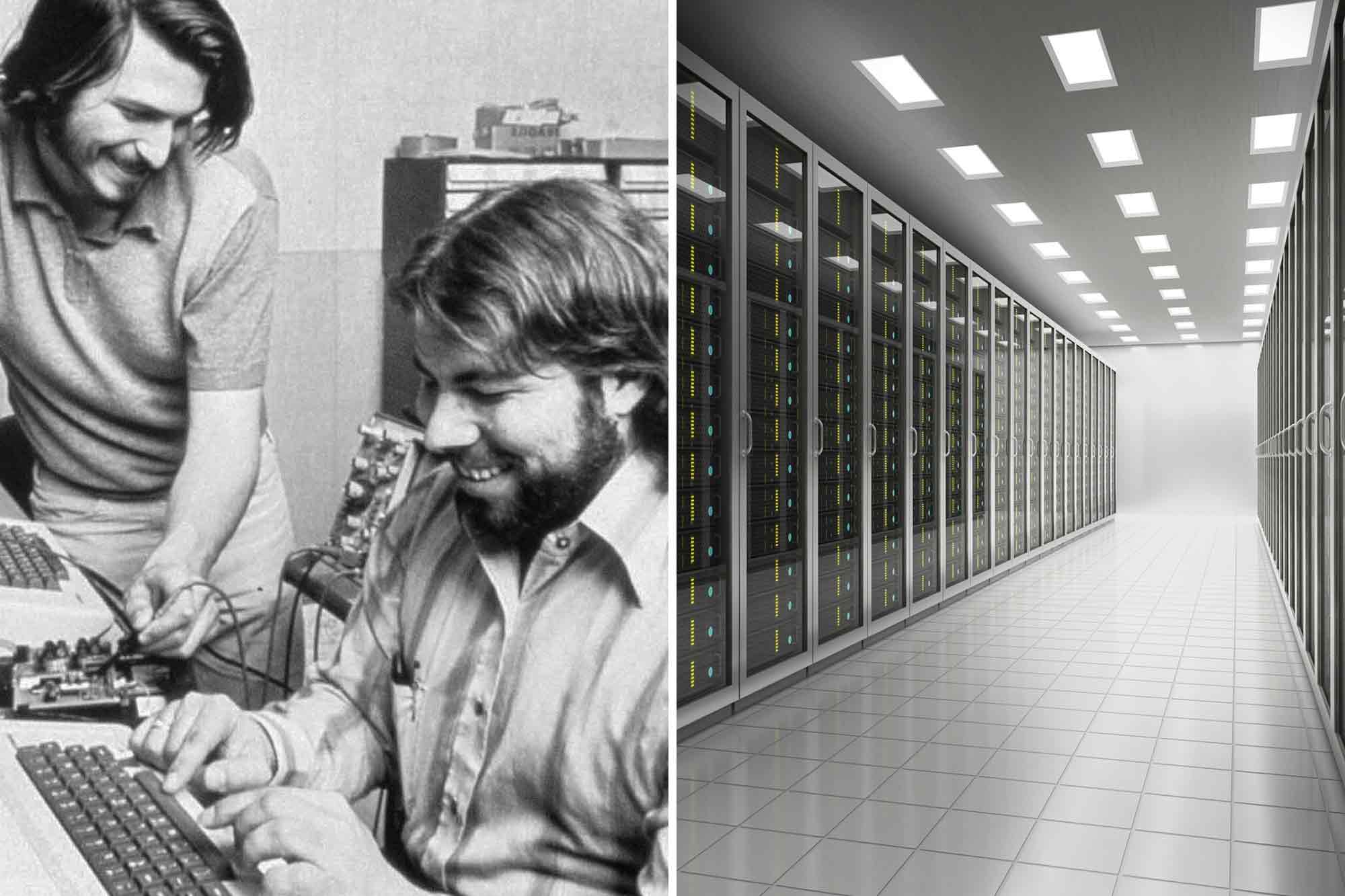 Steve Jobs, Steve Wozniak, Mountain View, CA, 1976