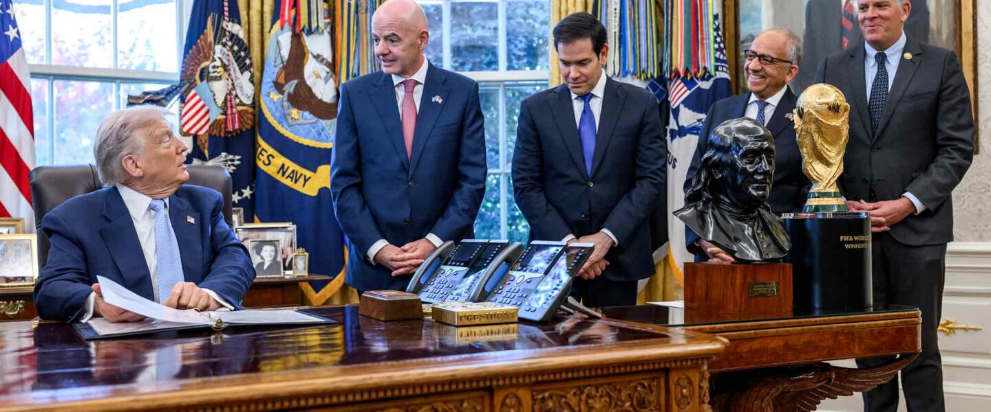 Donald Trump, FIFA, Gianni Infantino