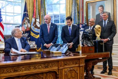 Donald Trump, FIFA, Gianni Infantino