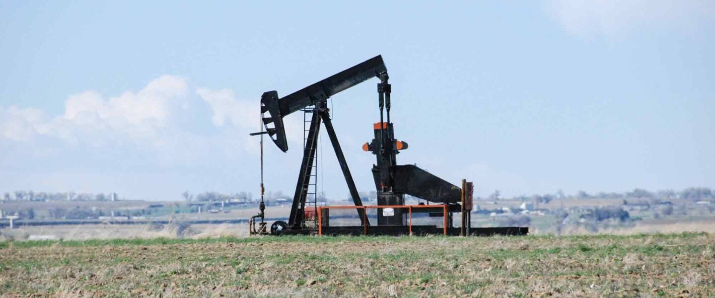 active oil well, Johnstown, Colorado
