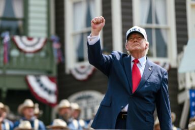 Donald Trump, President, Burning Hills Amphitheatre
