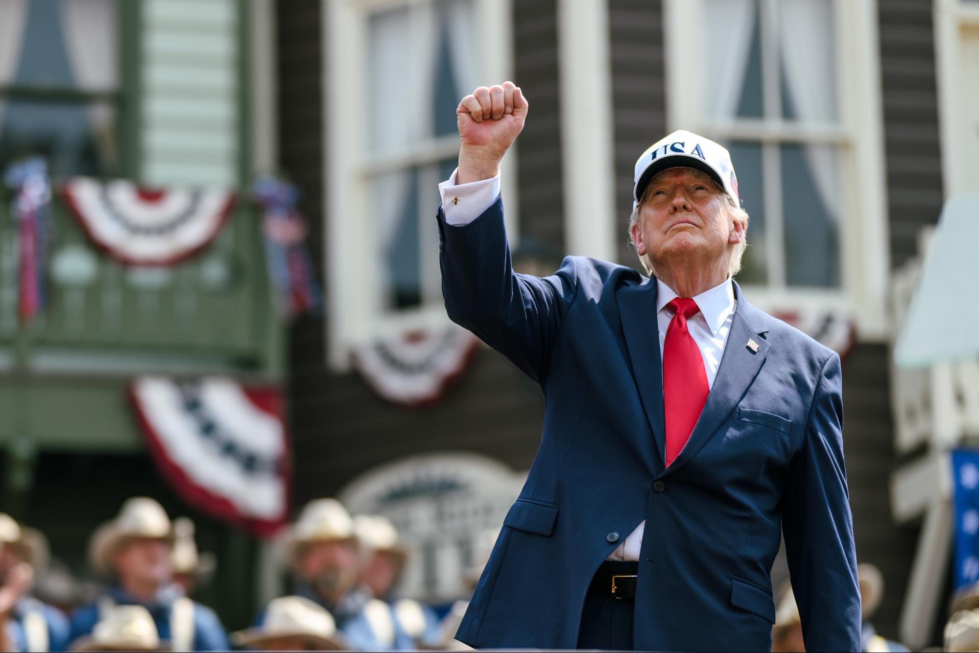 Donald Trump, President, Burning Hills Amphitheatre
