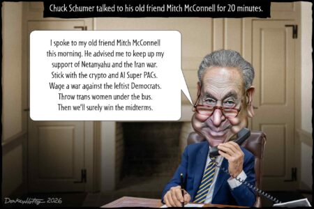 Chuck Schumer, Mitch McConnell, death bed, Kentucky, Senate.