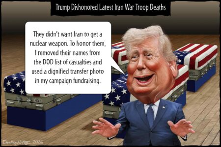 Donald Trump, dignified transfer, troops, Iran War, deaths