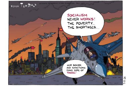 Socialism, poverty shortages, sanctions