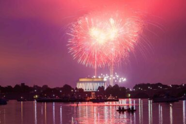 : July 4th, Fireworks, Washington, DC, 2015
