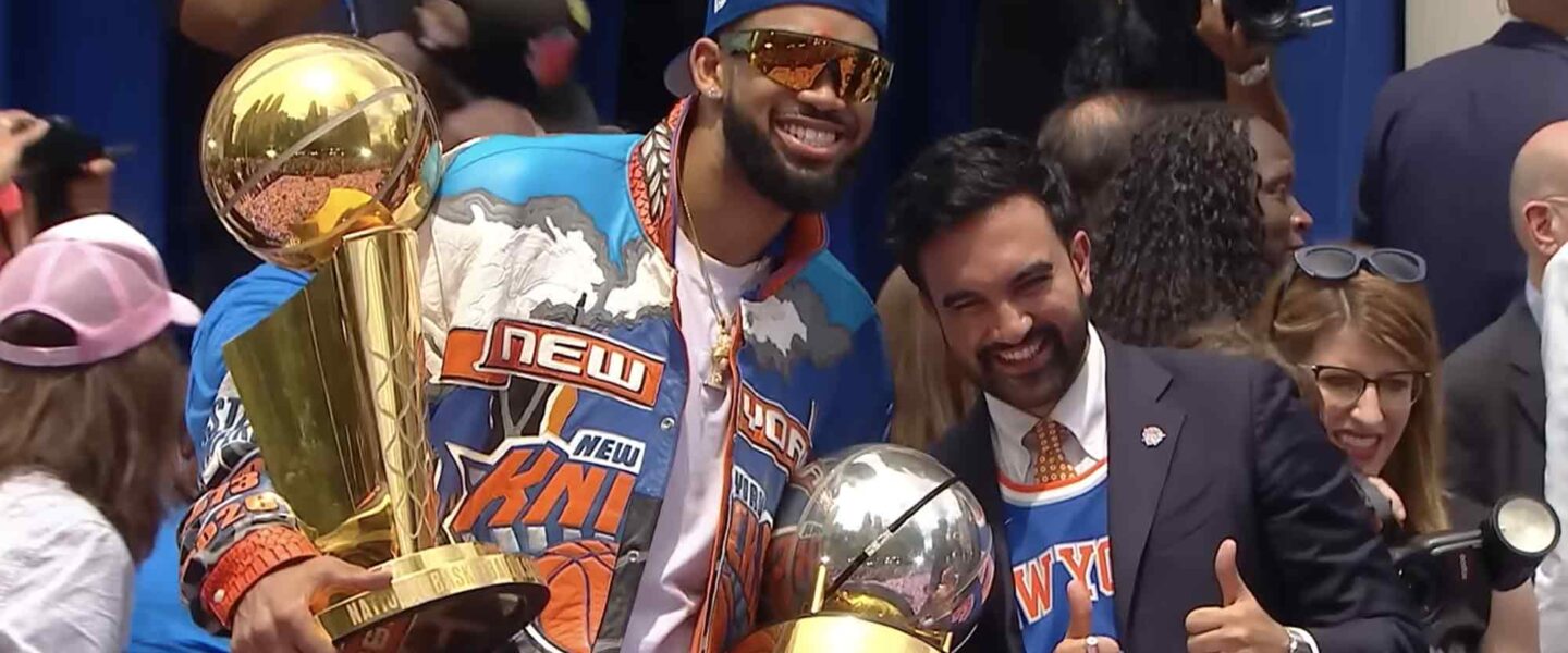 Zohran Mamdani, 2026 NBA Champions New York Knicks, Finals MVP, Jalen Brunson