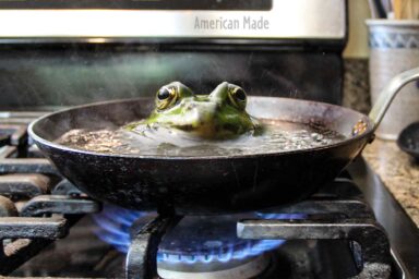 A Timeline of Western Decline boiling frog