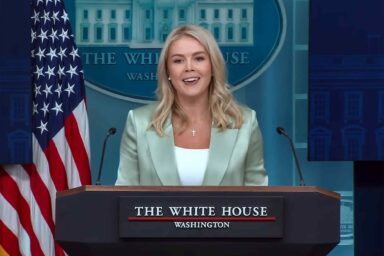 Karoline Leavitt, briefs, media