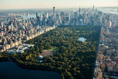 Cracks in the Heat Dome: a Poem Aerial view, Central Park, New York, NY.