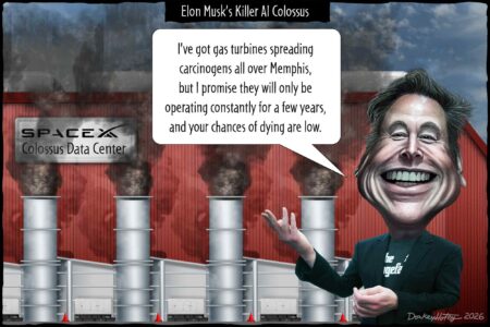 Elon Musk, Colossus, SpaceXAI, pollution, nitrogen oxides, formaldehyde