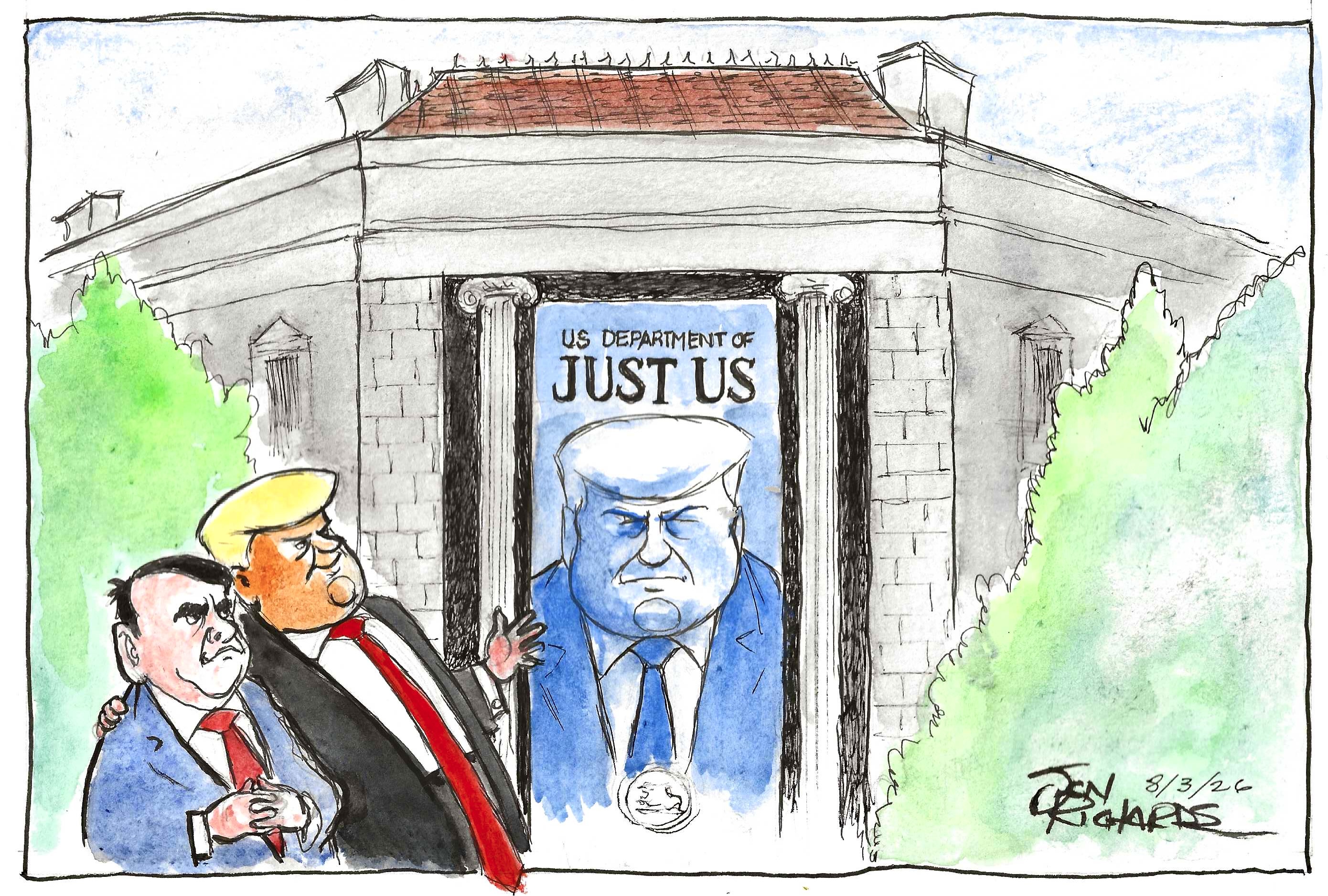 Trump, Blanche, DOJ, “Just Us”