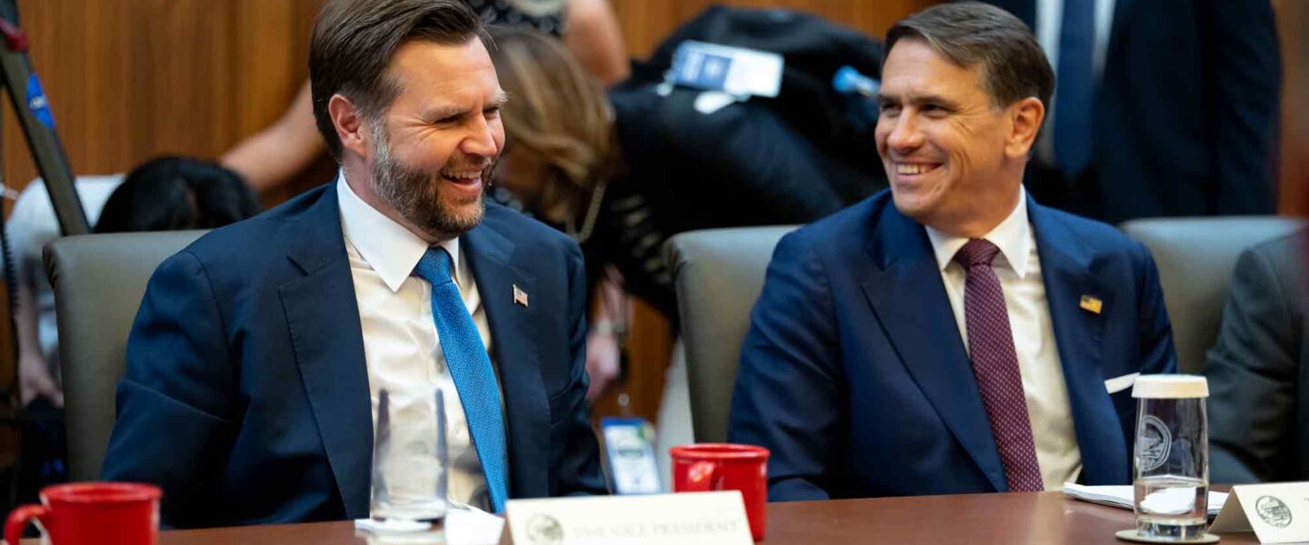 Todd Blanche, JD Vance, Camp David.