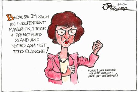 Susan Collins, Todd Blanche, concerned, maverick