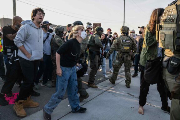 Anti-ICE protest, Broadview USCIS Processing Center