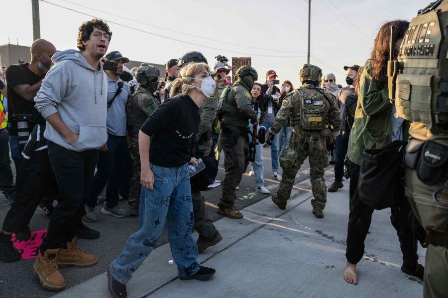Anti-ICE protest, Broadview USCIS Processing Center