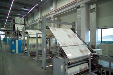 Newspaper printing presses.
