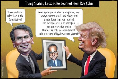 Donald Trump, Todd Blanche, Roy Cohn
