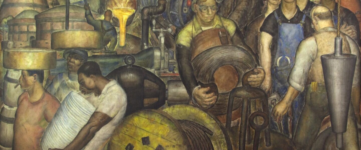 New Deal Art, mural, Charles Ward