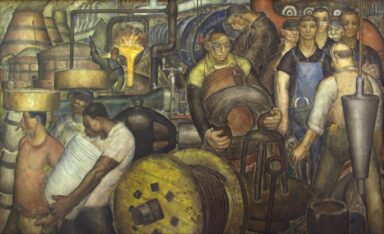 New Deal Art, mural, Charles Ward