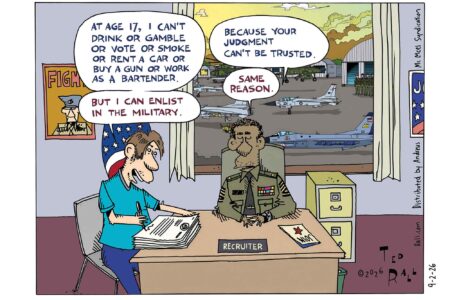 : Military, enlistment, bad judgment