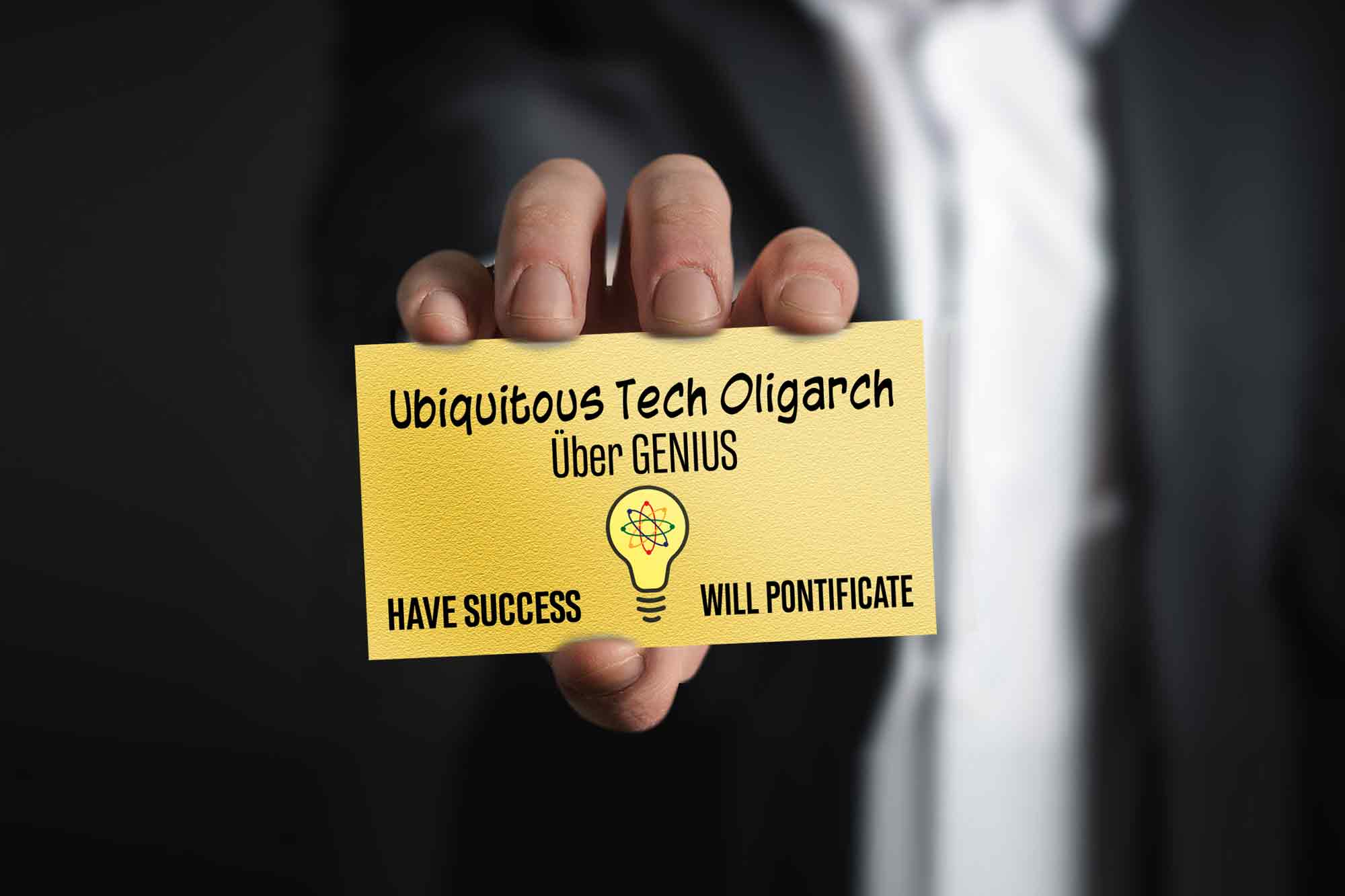 Super Genius, business card